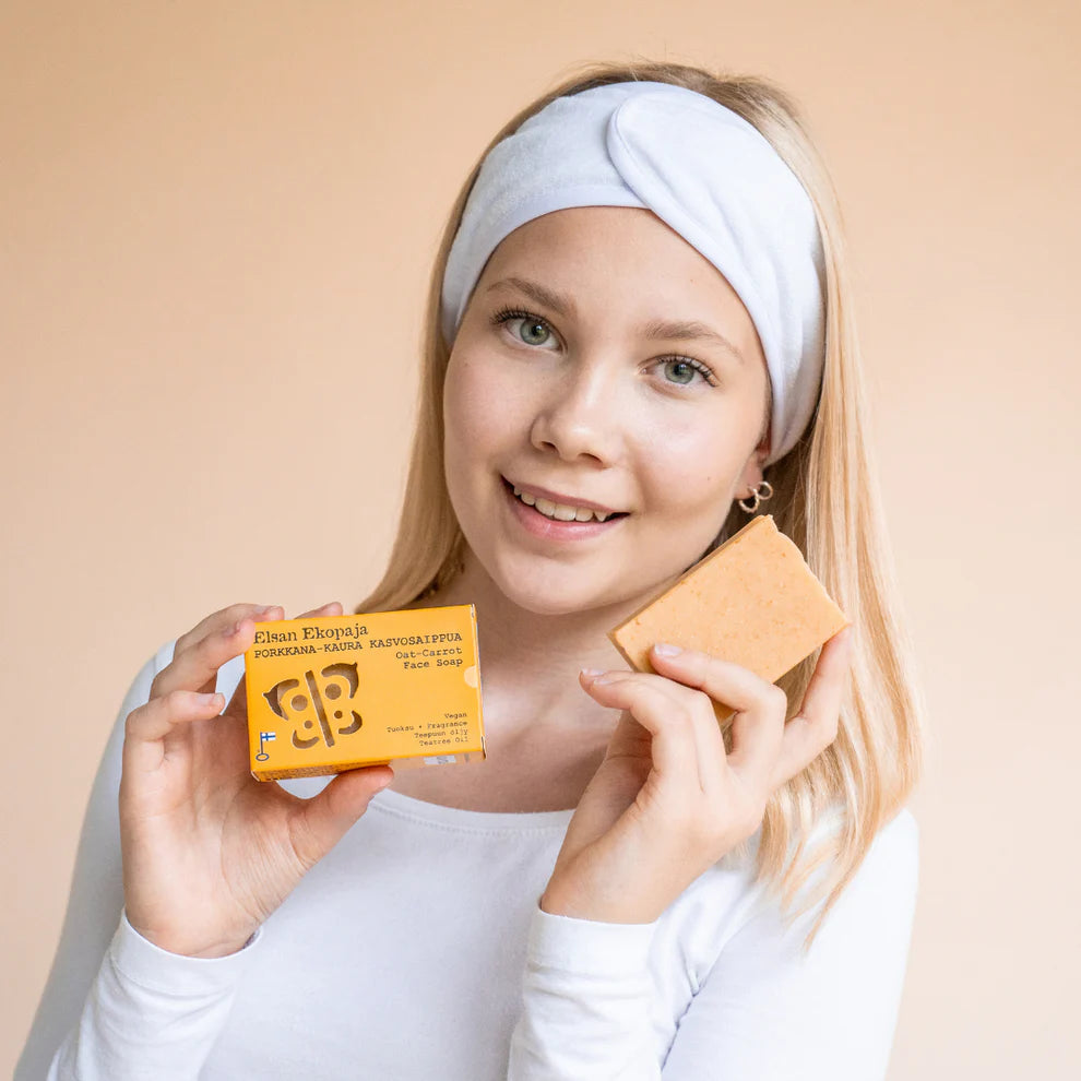 Elsan Ekopaja Carrot-oat facial soap