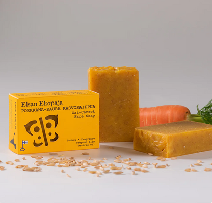Elsan Ekopaja Carrot-oat facial soap