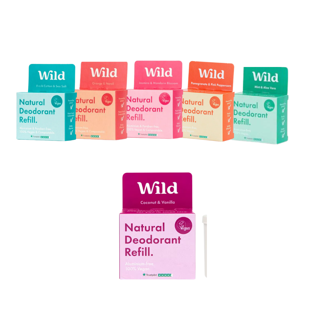 Wild Deodorantin täyttöpakkaukset