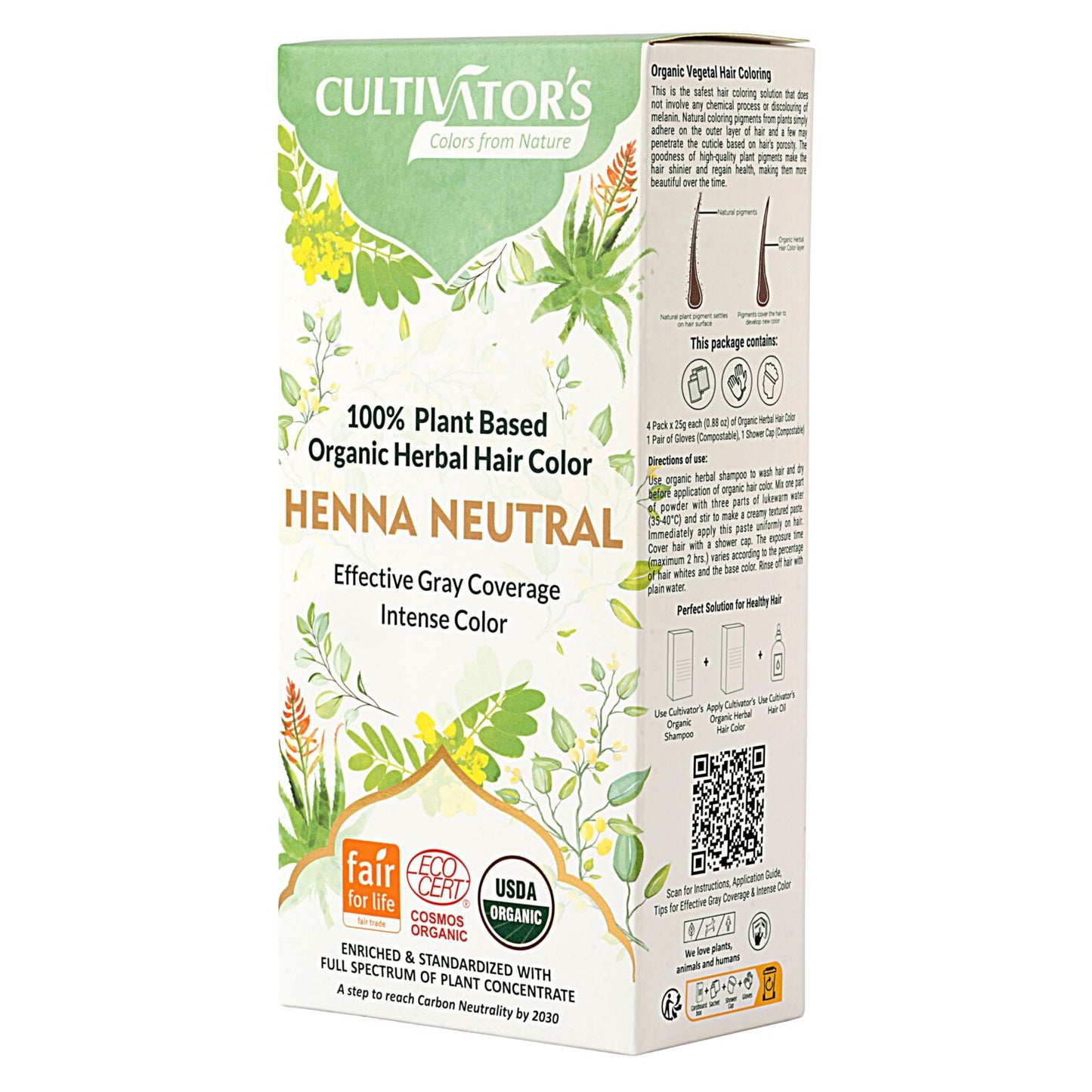 Cultivator's Herbal Hair Color 100g 