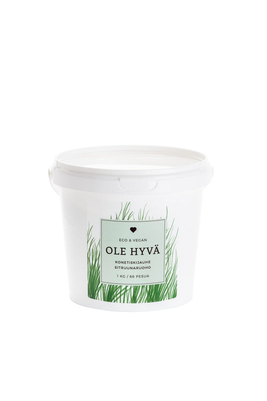 Ole Hyvä Dish washer Powder – Lemongrass 1000g