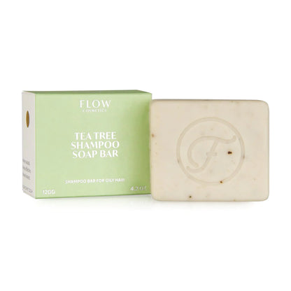 Flow Cosmetics Tea Tree Shampoo Soap Bars 120g