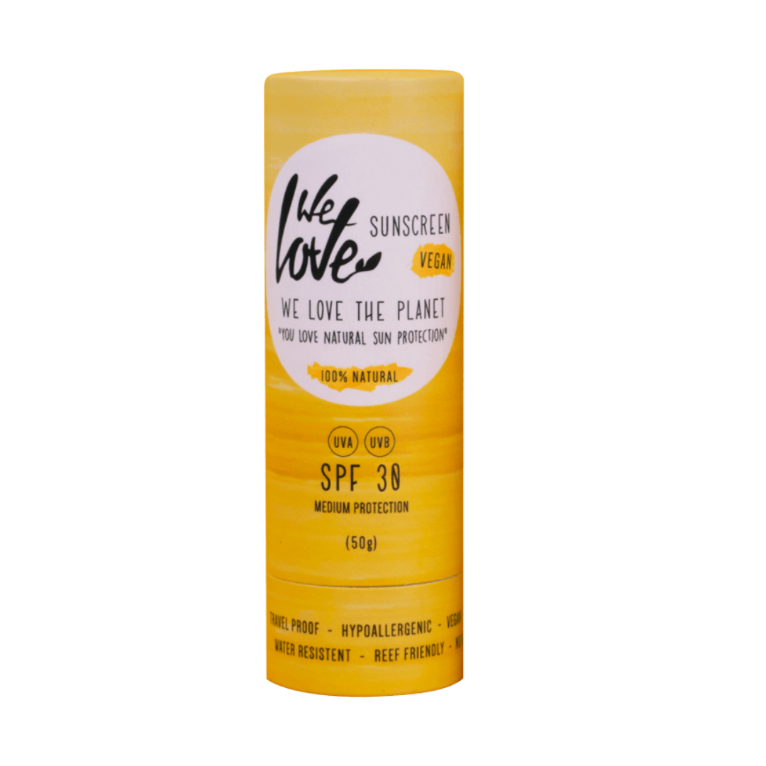 We Love The Planet Natural solskydds stift – SPF 30
